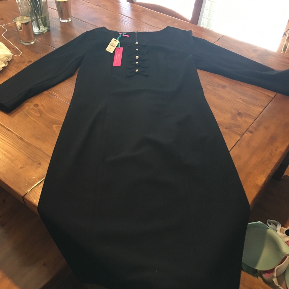 Talbots black dress, size medium